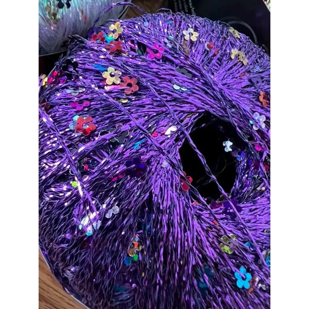 Discontinued Premier Enchant Eyelash Yarn Lot | Sparkle Sequin Crochet Supplies